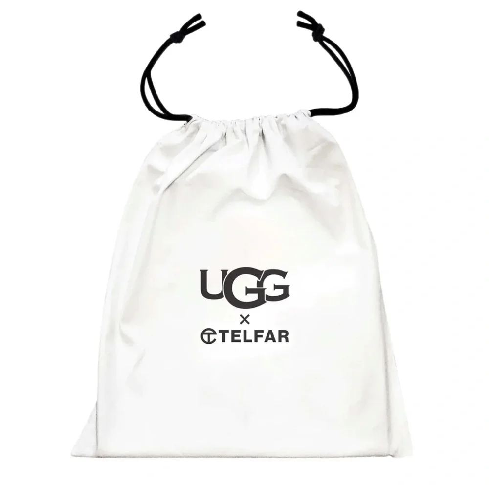 UGG x Telfar Large Fleece Shopper Tote- Grey (Luxury Travel Bag ) - Picture 5 of 8